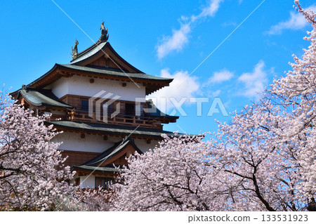 春季櫻花 諏訪高島城 133531923