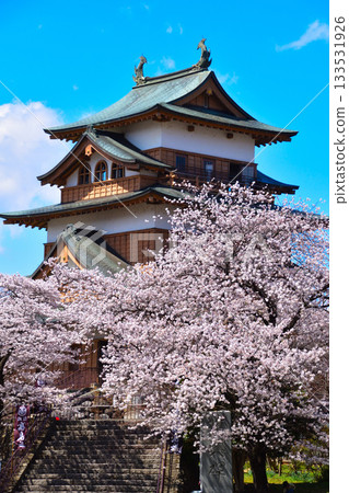 春季櫻花 諏訪高島城 133531926