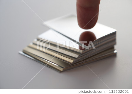 hand with cards 133532001