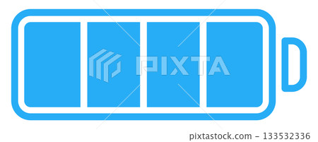 電池/電芯標記扁平圖標 133532336