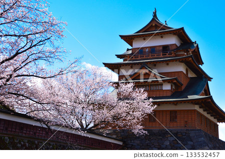 春季櫻花 諏訪高島城 133532457