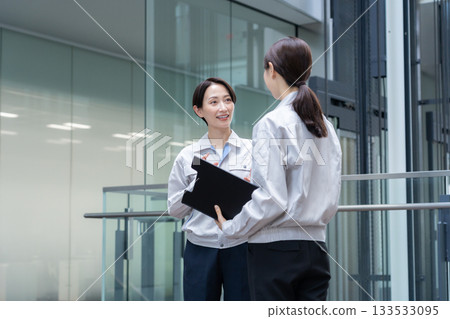 女性樓宇維修工程師。拍攝合作：Sky Perfect東京媒體中心。 133533095