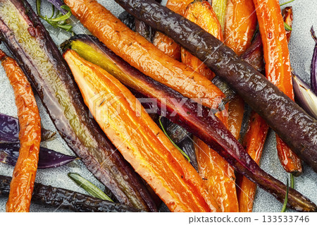 Healthy root vegetables. 133533746