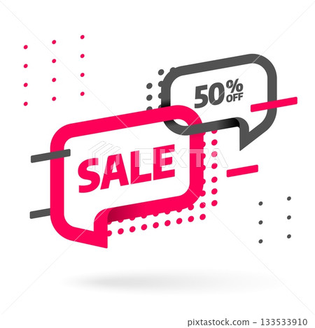 Sale banner template design. Special offer. Vector illustration. Sale banner template design. Special offer. Vector illustration. 133533910