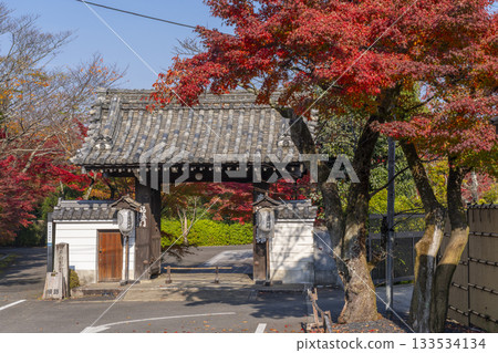 京都青蓮院副德門秋葉景 133534134