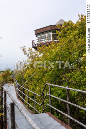 北海道，大渡戶岬，觀景台，大海，草地，懸崖 133535592