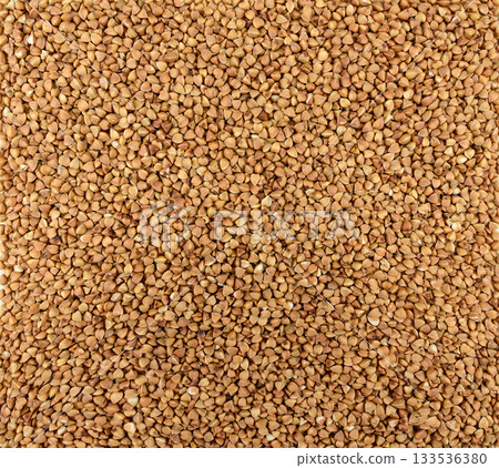 Groats buckwheat grains 133536380