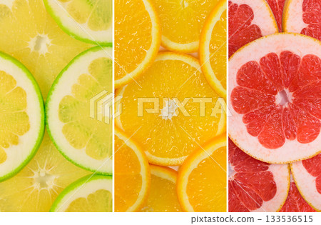 Fruit Mix of sweetie fruit, orange and grapefruit 133536515