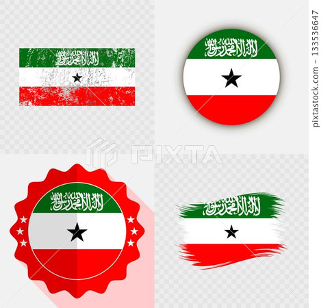 Somaliland National Flag Icon Collection. Somaliland National Flag Icon Collection. 133536647