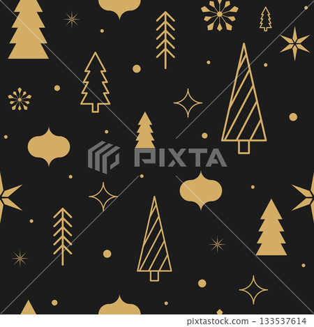 merry christmas seamless pattern merry christmas seamless pattern 133537614