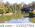 Japanese garden that shines in autumn leaves (Kyoto Katsura Imperial Villa) 133537764