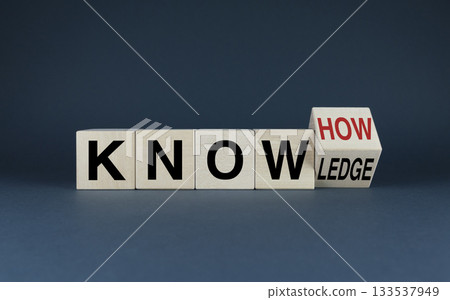 Know how ledge. Cubes form words - Know how ledge. Know how ledge. Cubes form words - Know how ledge. 133537949