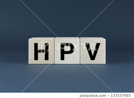 Cubes form the word HPV. The concept of HPV Human Papillomavirus in medicine Cubes form the word HPV. The concept of HPV Human Papillomavirus in medicine 133537985