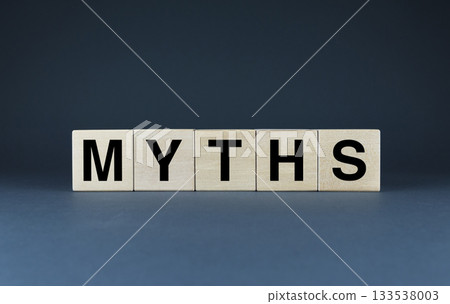 Myths. Cubes form the word Myths Myths. Cubes form the word Myths 133538003