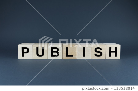 Publish. Cubes form the word Publish. Publish. Cubes form the word Publish. 133538014