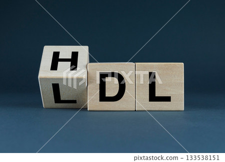 LDL to HDL. Cubes form the word LDL to HDL LDL to HDL. Cubes form the word LDL to HDL 133538151