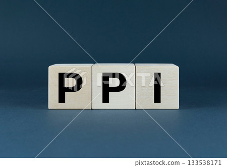 PPI Producer Price Index. Cubes form the word PPI Producer Price Index PPI Producer Price Index. Cubes form the word PPI Producer Price Index 133538171