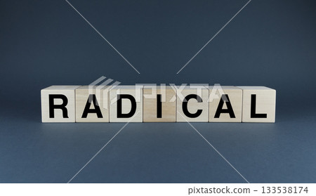 Radical. Cubes form the word Radical Radical. Cubes form the word Radical 133538174
