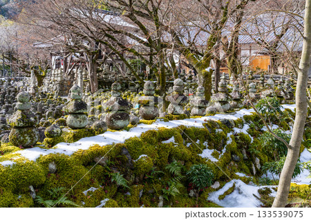 足野念佛寺的冬天 - 西院河畔的雪 京都府京都市右京區 1 133539075