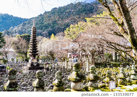 足野念佛寺的冬天 - 西院河畔的雪 京都府京都市右京區 7 133539077