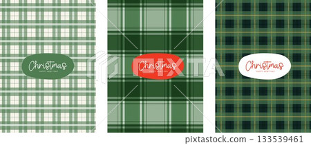 Christmas plaid background. plaid, checked pattern design for card. Set gingham fabric prints. tartan shirt cloth. Classic flannel textures. Geometric backdrop. vector illustration. Christmas plaid background. plaid, checked pattern design for card. Set gingham fabric prints. tartan shirt cloth. Classic flannel textures. Geometric backdrop. vector illustration. 133539461