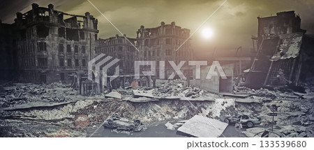 apocalyptic sunset. 133539680