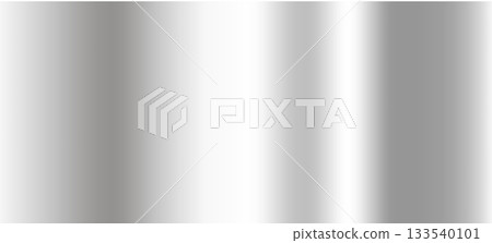 Silver metal texture, titanium steel gradient. Shiny gradation, luxury background. Iron surface, grey vector illustration 133540101