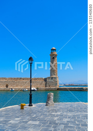 harbor of Rethymno, Crete, Greece harbor of Rethymno, Crete, Greece 133540680