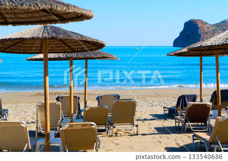 Agia Marina beach, Crete, Greece 133540686