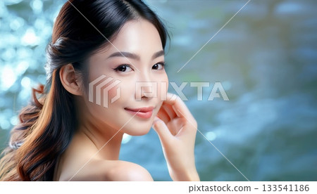 年輕女性的美麗形象 年輕女性的美麗形象 133541186