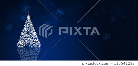 magical christmas eve banner 133541282