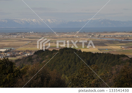 從安土城遺址眺望近江平原 從安土城遺址眺望近江平原 133541430