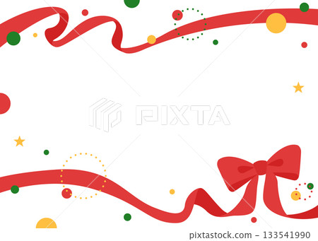 絲帶裝飾框,圓形物體,波普設計 絲帶裝飾框,圓形物體,波普設計 133541990