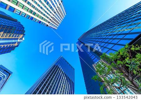 東京新宿區西新宿的城市景觀 東京新宿區西新宿的城市景觀 133542043