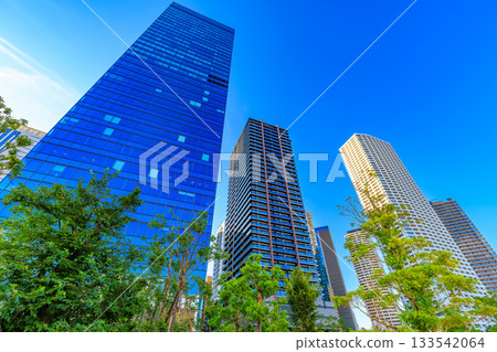 東京新宿區西新宿的城市景觀 東京新宿區西新宿的城市景觀 133542064
