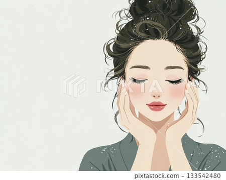 Miyu系列:接睫毛的女人 Miyu系列:接睫毛的女人 133542480