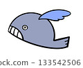 Cute Animal Series: Blue Whale 133542506