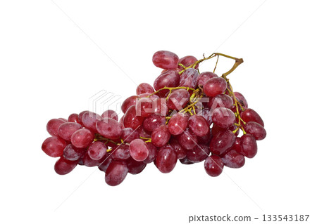 A bunch of red grapes. A bunch of red grapes. 133543187
