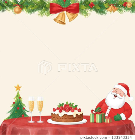 聖誕老人獨自舉辦聖誕派對 133543334
