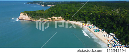 Beautiful coastal landscape, perfect for creating stunning artwork 133543394