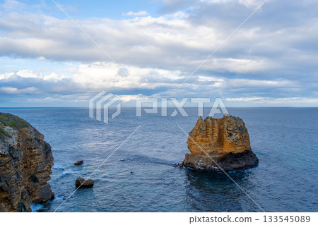 Eagle Rock Lookout at Aireys Inlet on the Great Ocean Road, Australia 133545089