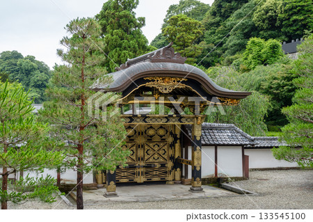 Karamon gate at Kencho-ji Shrine in Kamakura, Japan 133545100