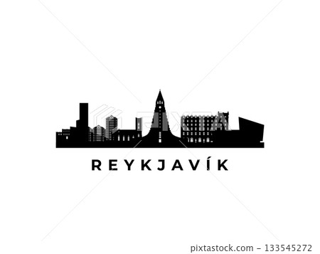 Vector Reykjavik skyline. Vector Reykjavik skyline. 133545272