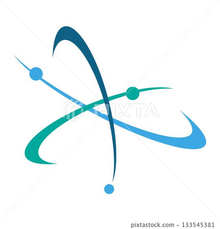 Atom logo icon design Atom logo icon design 133545381