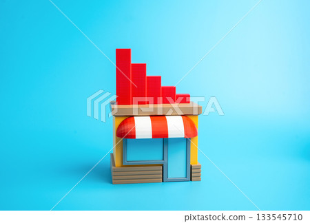 The business is suffering financial losses. Crisis management, market downturn analysis, and corporate financial reports. Declining revenues and rising expenses. The business is suffering financial losses. Crisis management, market downturn analysis, and corporate financial reports. Declining revenues and rising expenses. 133545710