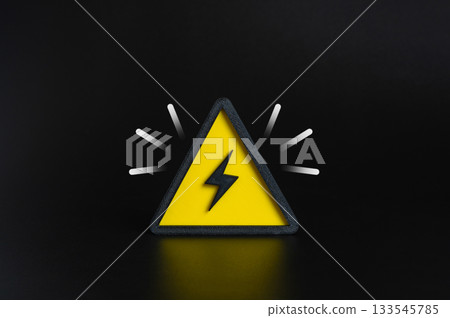 Electrical Caution Sign. Power Outage. High Voltage. Equipment Outages and Breakdowns. Energy safety, industrial maintenance and emergency alerts. Engineering training. Electrical Caution Sign. Power Outage. High Voltage. Equipment Outages and Breakdowns. Energy safety, industrial maintenance and emergency alerts. Engineering training. 133545785