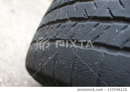 Dangerously cracked tires Dangerously cracked tires 133546228