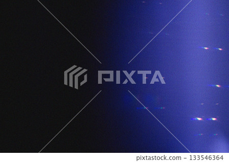 Floating glowing particles creating vivid cosmic pattern in digital space, teal and purple hues. Abstract, luminescent, futuristic, digital, vibrant, celestial, dynamic. Blurred effect. Lo-fi 133546364