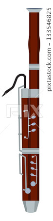 A red and silver instrument with a black handle A red and silver instrument with a black handle 133546825