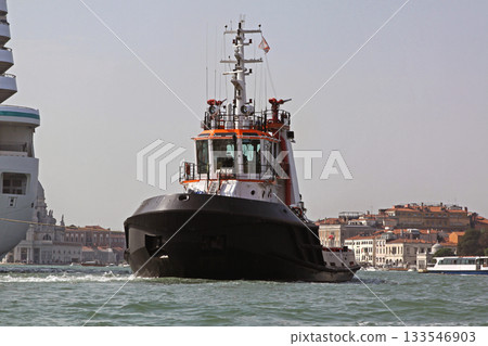 Tugboat Venice Italy 133546903